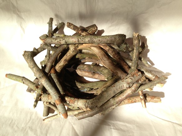 More studio than gallery this year,  Shannon has started playing sticks...